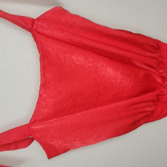 Superdown from Revolve Andrea Red Tie Strap Bodysuit - Picture 3 of 10